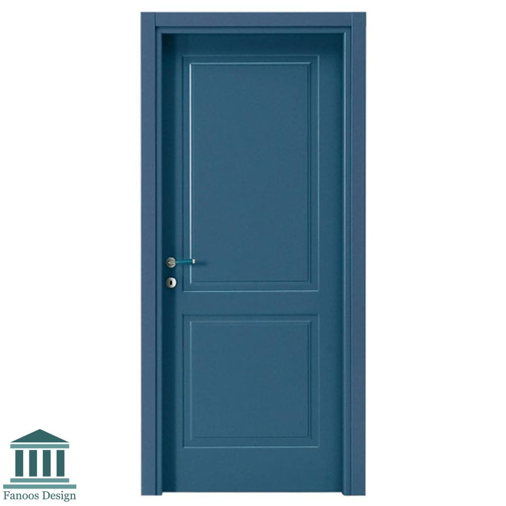 درب دو قاب کلاسیک با رنگ پوششی