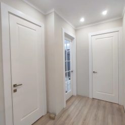 درب MDF اتاق خواب سفید با رنگ پوششی مدرن کد 023