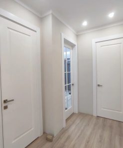 درب MDF اتاق خواب سفید با رنگ پوششی مدرن کد 023