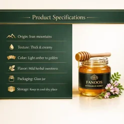 عسل کنار طبیعی ایرانی – Sidr (Konar) Honey | FANOOS