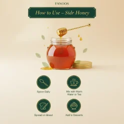عسل کنار طبیعی ایرانی – Sidr (Konar) Honey | FANOOS