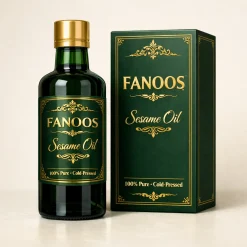 خرید روغن کنجد خالص FANOOS | تغذیه‌کننده و تقویت‌کننده پوست و مو