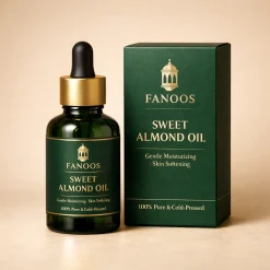 خرید روغن بادام شیرین خالص FANOOS | مرطوب‌کننده طبیعی پوست و مو